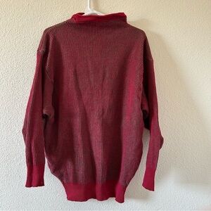 Generra Collection Women’s Ramie Blend Knit Rolled Neck Sweater Medium Fisherman